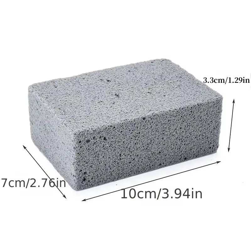 1Pc BBQ Grill Cleaning Brush Brick Block Barbecue Cleaning Stone Pumice Brick for Barbecue Rack Outdoor Kitchen BBQ Tools