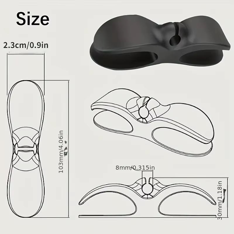 4/6Pcs Cord Winder Organizer for Kitchen Appliance Cord Wrapper Cable Management Clip Holder for Air Fryer Coffee Machine Fixer