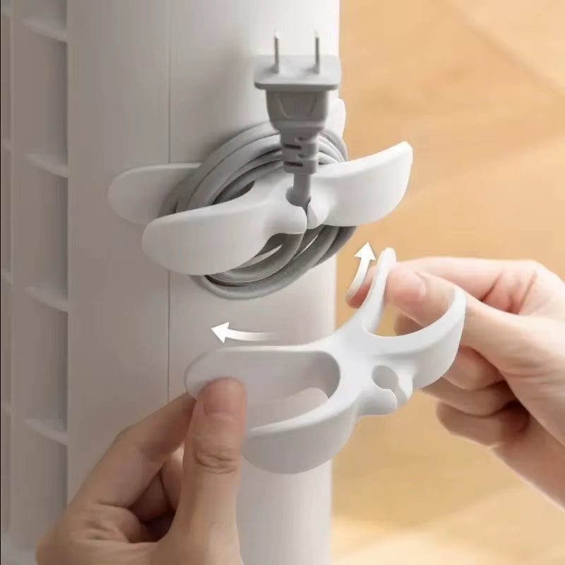 4/6Pcs Cord Winder Organizer for Kitchen Appliance Cord Wrapper Cable Management Clip Holder for Air Fryer Coffee Machine Fixer