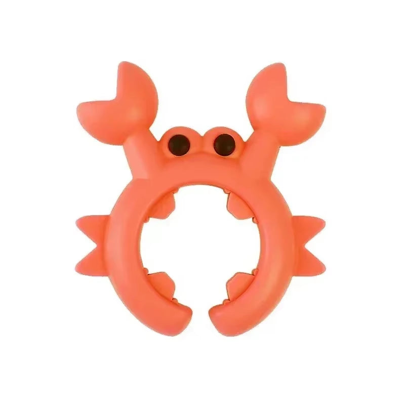 4/1PCS Silicone Spatula Rack Small Crab anti Scalding Overflow Pot Clip Spoon Holder Clip Universal Shovel Rack Kitchen Gadget