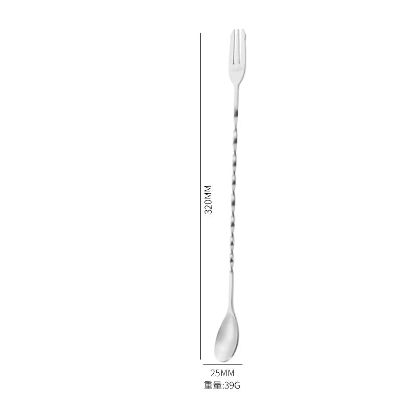 Creative Long Spiral Handle Cocktail Spoon Stainless Steel Whisky Wine Mixing Spoon Shaker Muddler Stirrer Bar Accessories