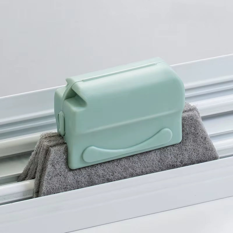 Groove Cleaning Brush Creative Window Cloth Window Cleaning Brush Windows Slot Cleaner Brush Clean Window Slot Clean Tool