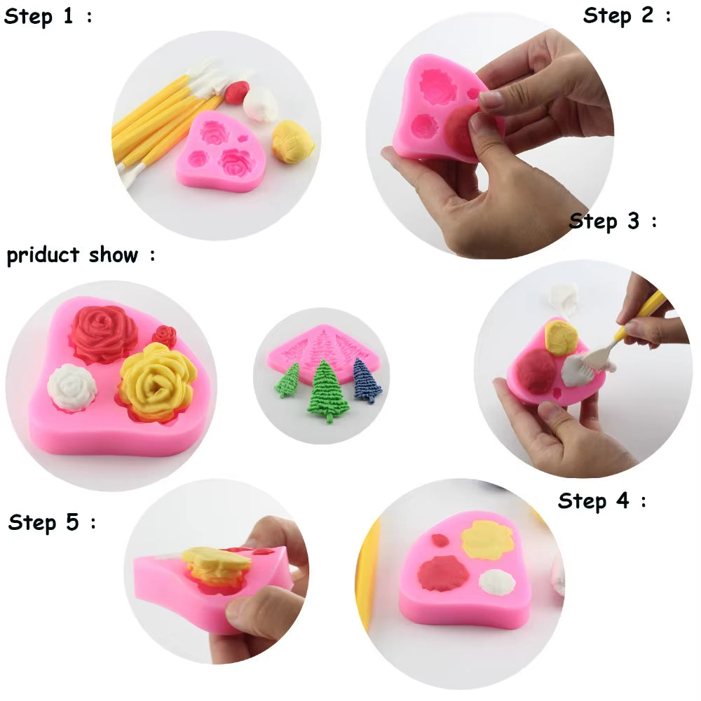 3D Perfume Bottle Silicone Mold Wedding Cake Decorating Tools Cupcake Topper Chocolate Gumpaste Fondant Mould Baking Moulds