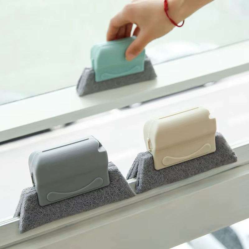 Groove Cleaning Brush Creative Window Cloth Window Cleaning Brush Windows Slot Cleaner Brush Clean Window Slot Clean Tool