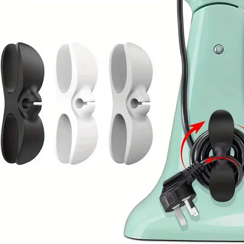 4/6Pcs Cord Winder Organizer for Kitchen Appliance Cord Wrapper Cable Management Clip Holder for Air Fryer Coffee Machine Fixer
