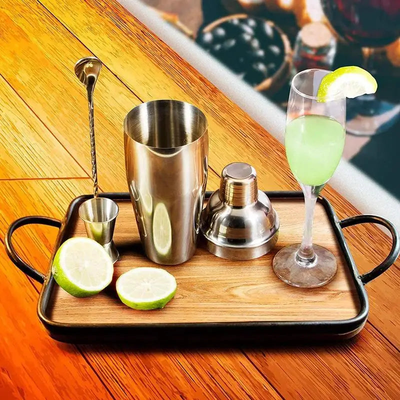 Bar Shaker for Bartending Cocktail Mixer Drink Shaker Professional Stainless Steel Bar Tool for Bartending Professional Bar