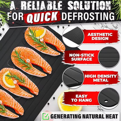 Quick Defrosting Tray for Frozen Meat Rapid Thaw Defrosting Tray Kitchen Gadgets for Home Thawing Plate Thawing Tray for Meat