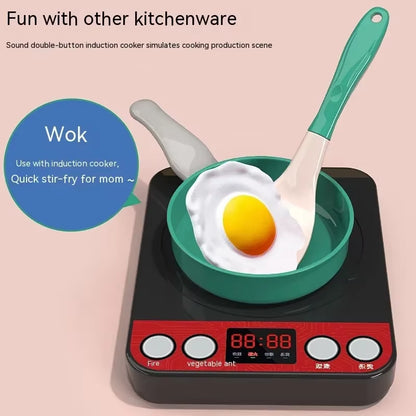 Kids Kitchen Toys Set 59/69 PCS Play Kitchen Accessories Kit with Play Pots Pans Pretend Food Cooking Toy Toddler Girls Boy Gift
