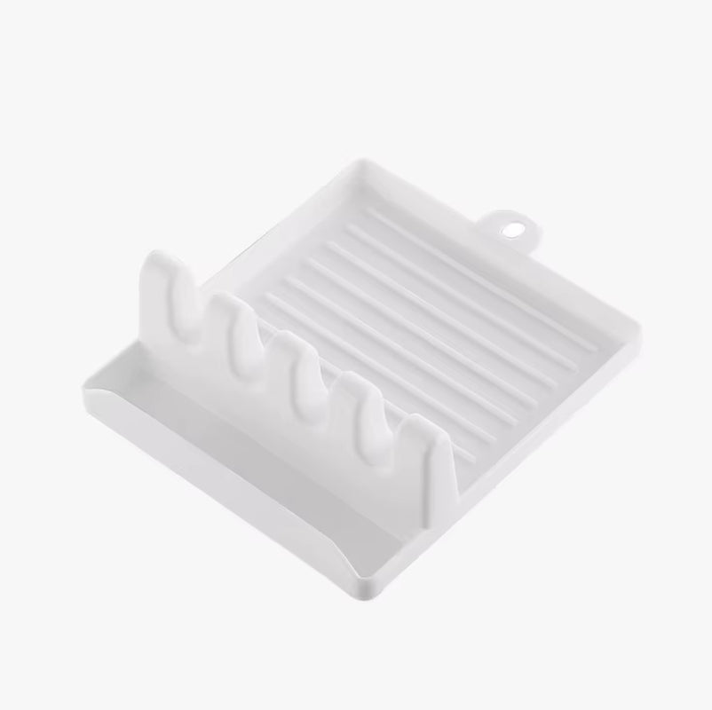 [Hot Sales] 1Pcspatula Rack Pot Lid Rack Shelves Counter Top Shovel Spoon Shelf Soup Spoon Pad Put Soup Spoon Chopsticks Holder