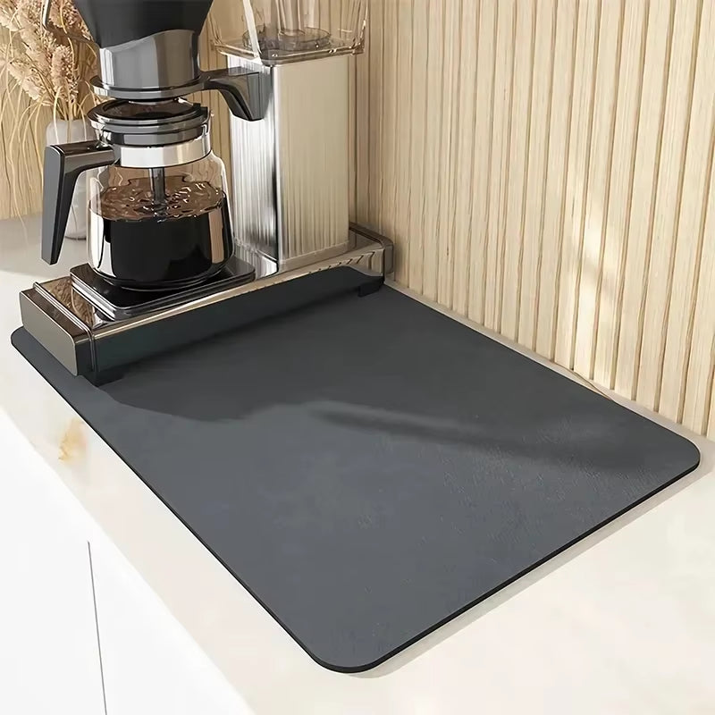 Kitchen Mat Drainer Kitchen Pad Coffee Absorbent Dish Place Mats Drying Tableware Pad Dish Cocina Mats for Kitchen Accessories