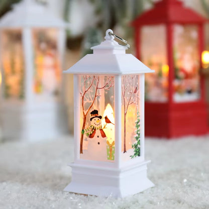 Christmas Candlestick Lights Night Lights Candelabra Lamps Father Christmas Decorations Christmas Table Decorations