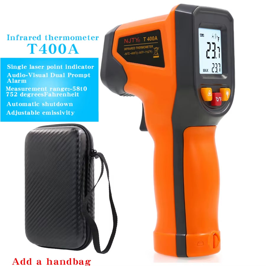 T400 T600A High Precision Infrared Thermometer, Water Thermometer, Baking and Kitchen Industrial Thermometer