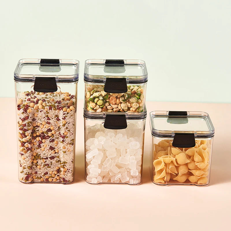 Kitchen Organizer Storage in the Kitchen, Home Kitchen Accessories, Sugar Bowl Jars, Bulk Cereals Cajas Organizadoras