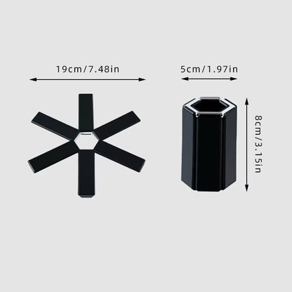 Folding Heat Insulation Mat Dining Table Anti-Scald Home Dining Mat Pot Mat Table Mat Bowl Mat Casserole Heat Insulation Mat Hig