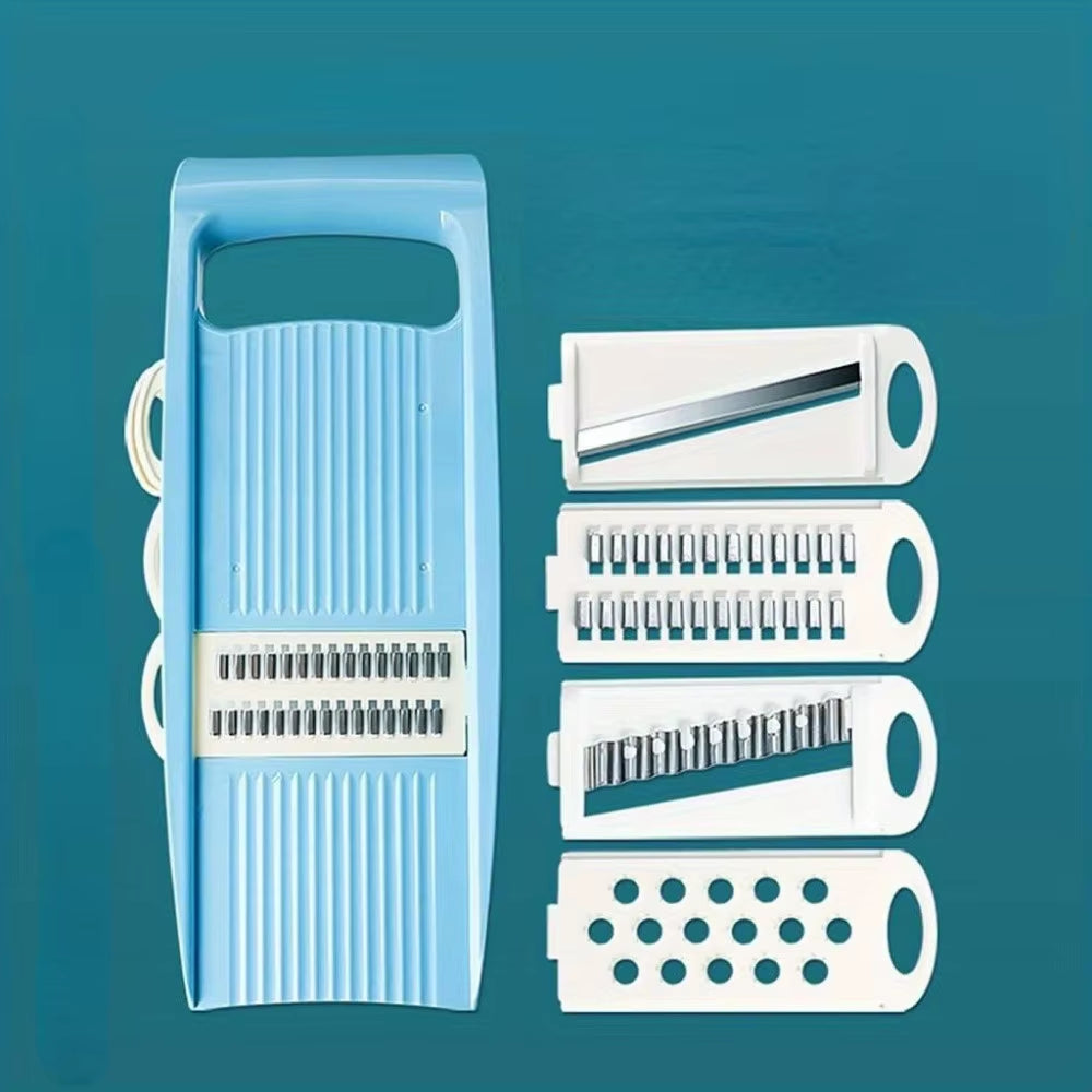 5 In1 Vegetable Fruit Slicer Multifunctional Manual Food Grater Cutter Potato Household Chopper Kitchen Veggie Dicer Gadgets