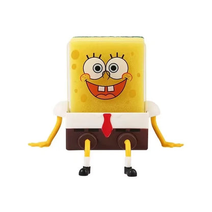 Spongebob Squarepants Dish Washing Brush Sponge Kitchen Supplies Drain Rack Cleaning Dishes Brushes Reusable Scrub Scouring Pad