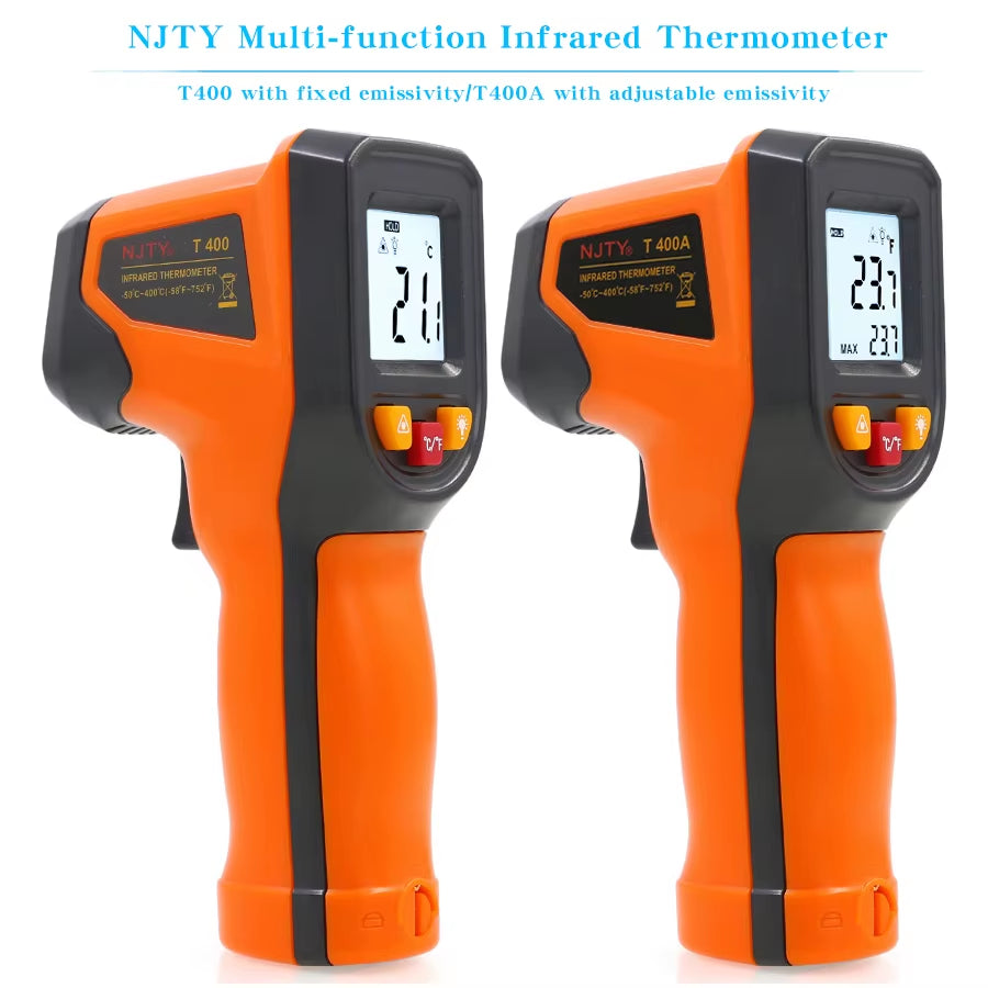 T400 T600A High Precision Infrared Thermometer, Water Thermometer, Baking and Kitchen Industrial Thermometer