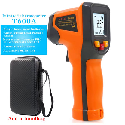 T400 T600A High Precision Infrared Thermometer, Water Thermometer, Baking and Kitchen Industrial Thermometer