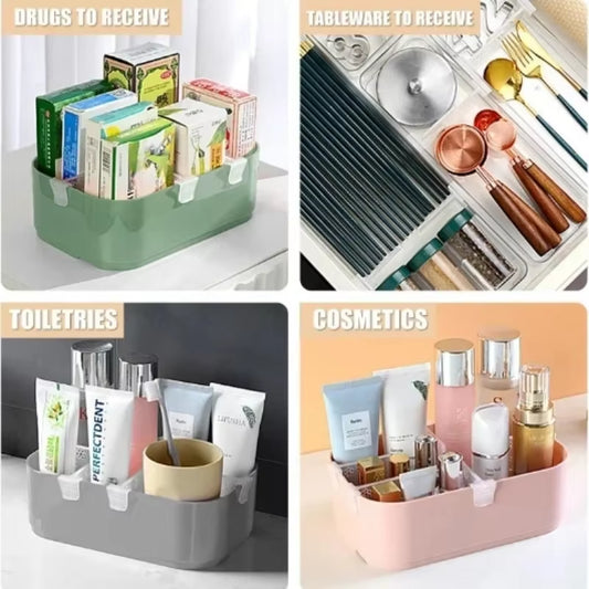 Refrigerator Storage Partition Board Plastic Divider Storage Splint Kitchen Bottle Can Assortment Shelf Organizer Divider Clips