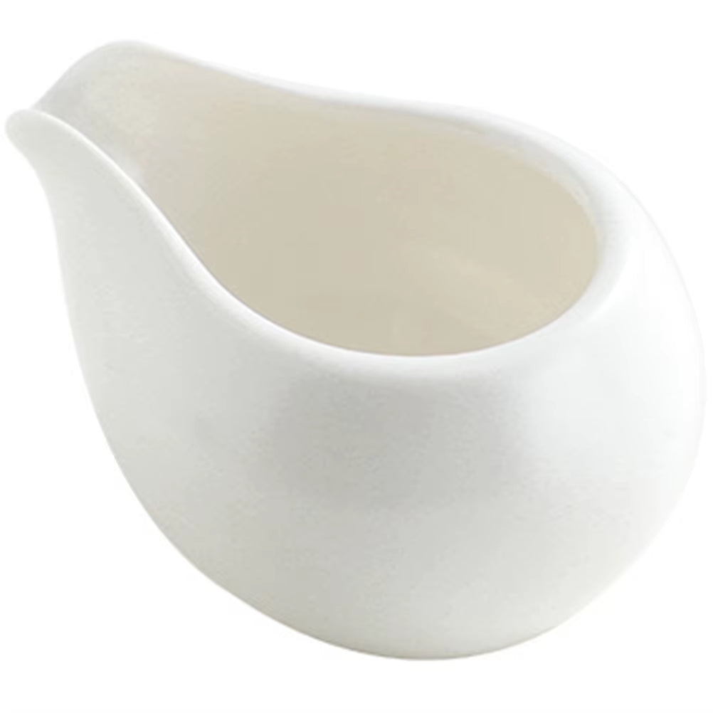 Mini round Spout Ceramic Milk Jug Sauce Pitcher Coffee Syrup Dispenser Cold Kettle Drinkware Kitchen Dining Bar Nordic Style