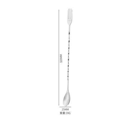 Creative Long Spiral Handle Cocktail Spoon Stainless Steel Whisky Wine Mixing Spoon Shaker Muddler Stirrer Bar Accessories