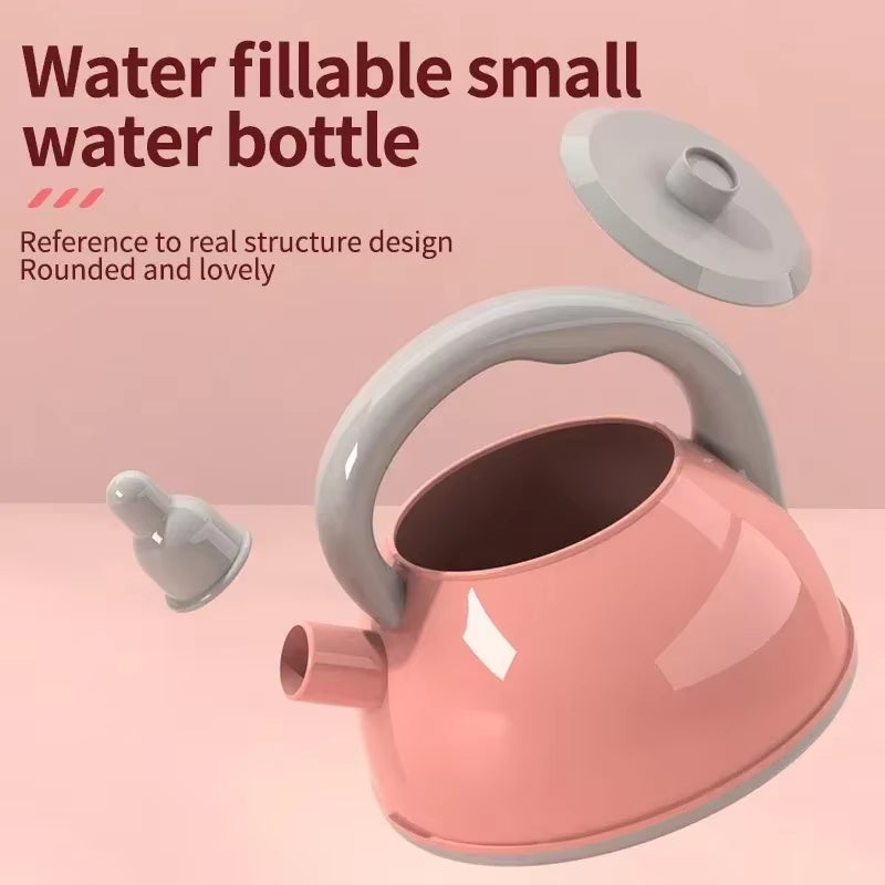 Kids Kitchen Toys Set 59/69 PCS Play Kitchen Accessories Kit with Play Pots Pans Pretend Food Cooking Toy Toddler Girls Boy Gift