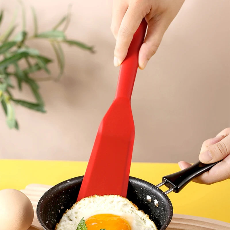 7 Color Silicone Frying Shovel Non-Stick Surface Kitchen Pancake Fried Egg Transfer Shovel Steak Shovel Kitchen Baking Tools