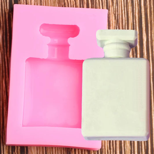 3D Perfume Bottle Silicone Mold Wedding Cake Decorating Tools Cupcake Topper Chocolate Gumpaste Fondant Mould Baking Moulds