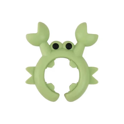 4/1PCS Silicone Spatula Rack Small Crab anti Scalding Overflow Pot Clip Spoon Holder Clip Universal Shovel Rack Kitchen Gadget