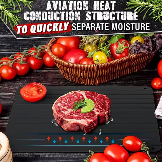 Quick Defrosting Tray for Frozen Meat Rapid Thaw Defrosting Tray Kitchen Gadgets for Home Thawing Plate Thawing Tray for Meat