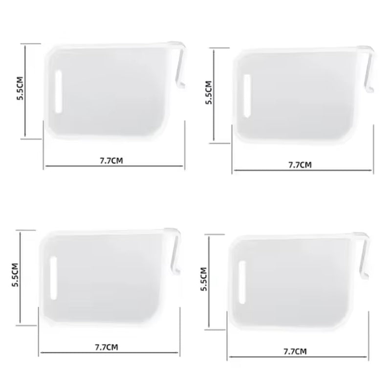 Refrigerator Storage Partition Board Plastic Divider Storage Splint Kitchen Bottle Can Assortment Shelf Organizer Divider Clips