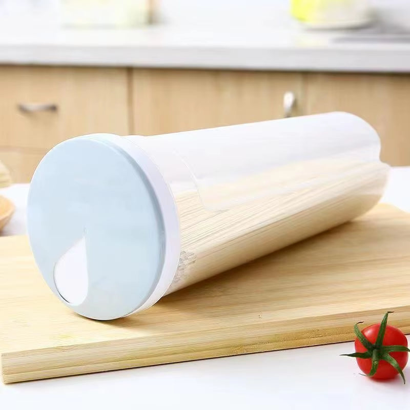 1Pc Noodles Sealed Can Food Storage Spaghetti Noodle Pasta Container with Locking Lid Food Grade Plastic Kitchen Storage