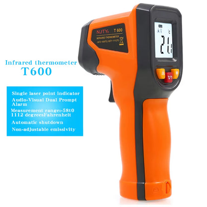 T400 T600A High Precision Infrared Thermometer, Water Thermometer, Baking and Kitchen Industrial Thermometer