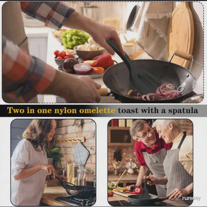 Multifunctional Egg Flipper & Spatula - High Heat Resistant Kitchen Tool